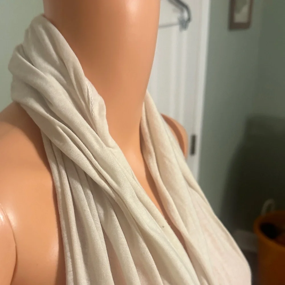 Chic Cream Wrap Scarf